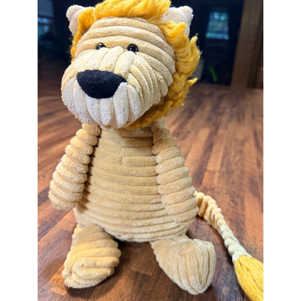 Retired Jellycat Cordy Roy Lion Plush. 14 inches long.